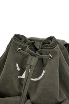 DEINET D & FRIENDS STUD POCKET BACKPACK IN KHAKI