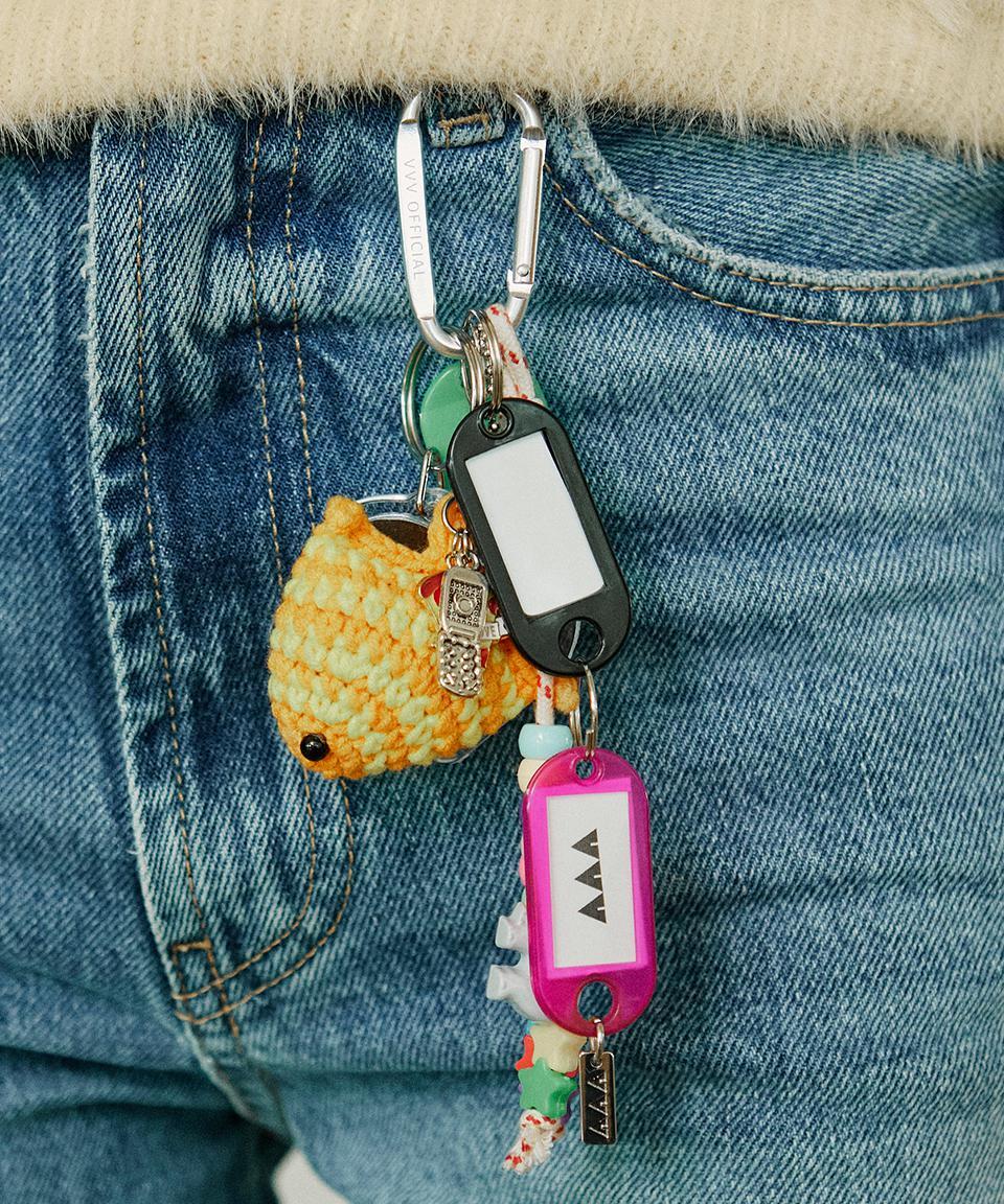 vvv Love Me Knit Momo Keyring / 2colors