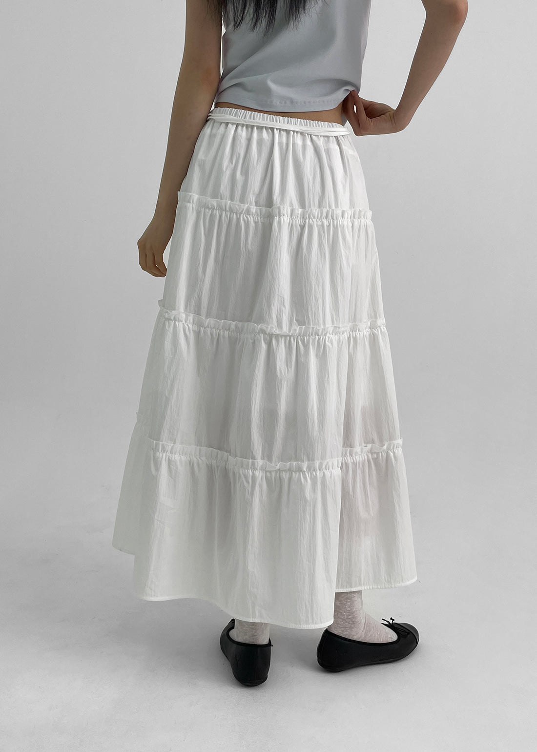 [韓國銷量3000+] Signature Flare Long Skirt / 2colors