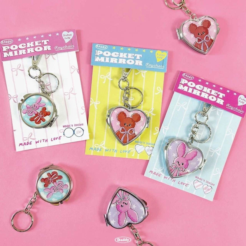 Daddy Ronnie & Lux Mirror Keychain