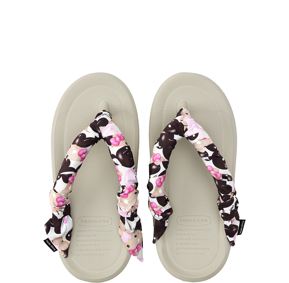 TAW&TOE Zerovity™ OG Tan Hello Kitty Scarf Set