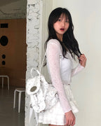 lotsyou Nostalgia Chubby Backpack - Flower