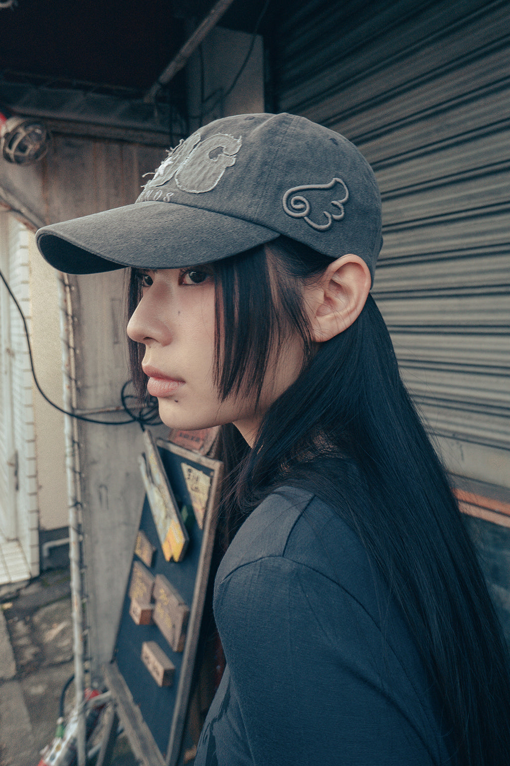 hugyourskin HUG friends cap / charcoal