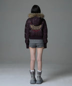 [GILA ARCHIVE] Fur Hood Light Padded Jacket - 2 Colors