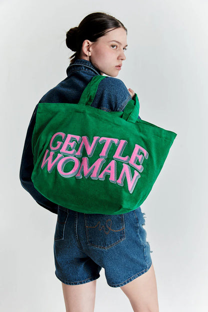 GENTTLEWOMAN Corduroy Tote Bag / Green