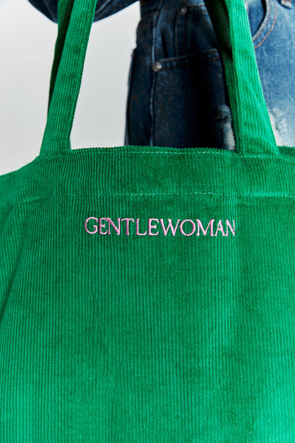 GENTTLEWOMAN Corduroy Tote Bag / Green