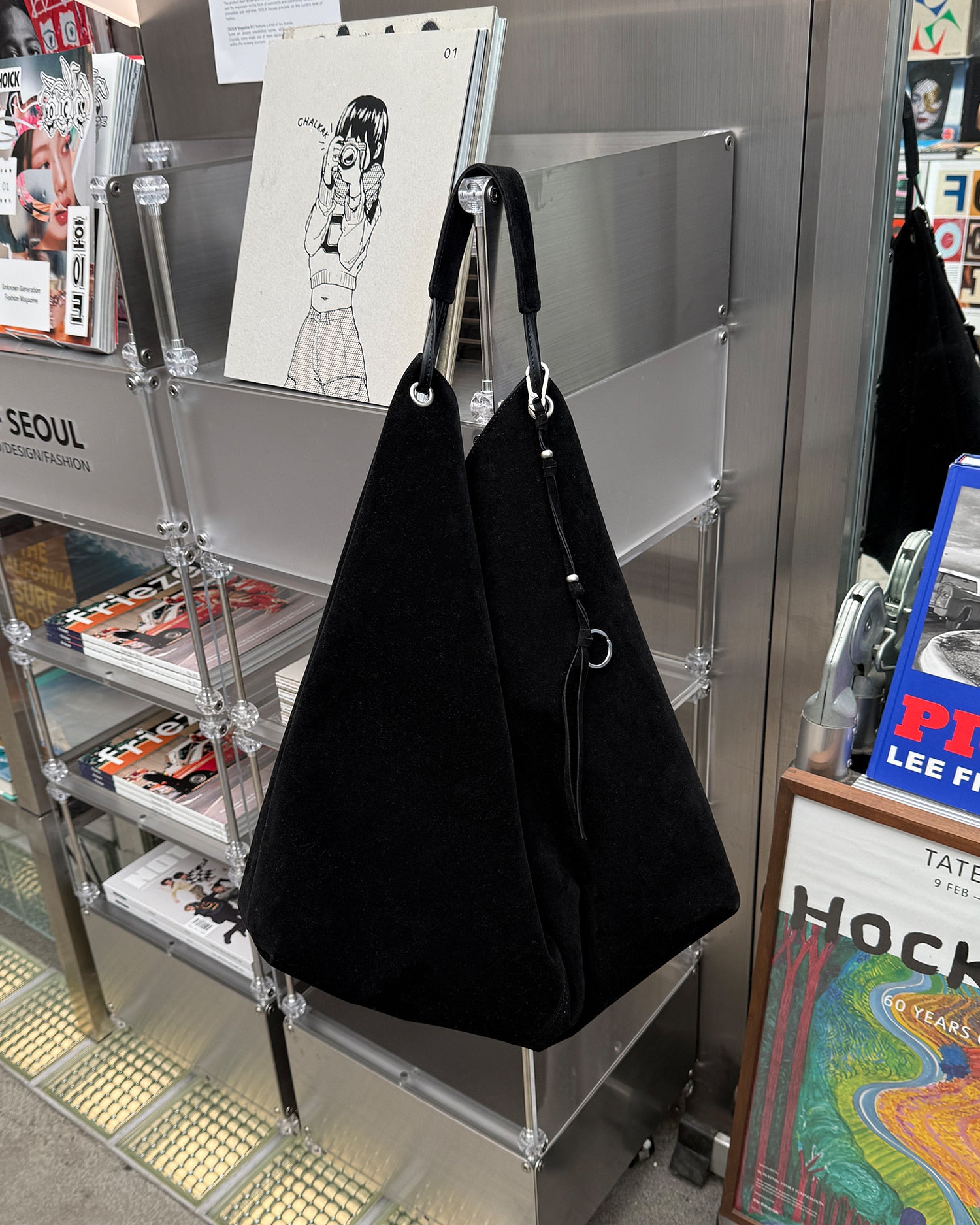 [FINDKAPOOR] RENTA BAG 45 - SUEDE BLACK