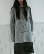 WONDERVISITOR RUMI RAGLAN LS-T / GREY