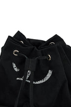 DEINET D & FRIENDS STUD POCKET BACKPACK IN BLACK