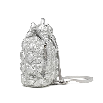 CARLYN Clover Backpack - Silver