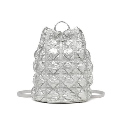 CARLYN Clover Backpack - Silver