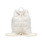 CARLYN Clover Backpack - Pearl White