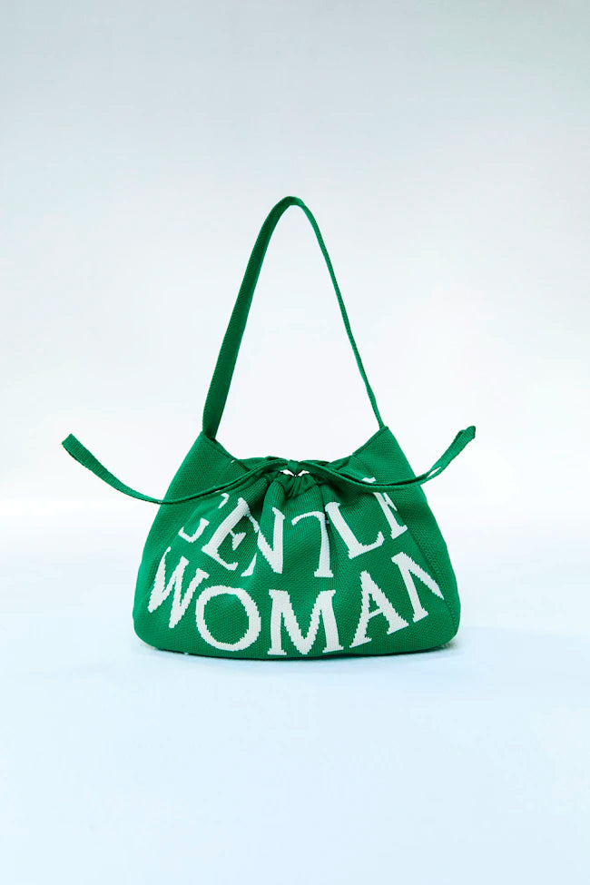 GENTLEWOMAN Dumpling Bag - Knit Matcha Colada