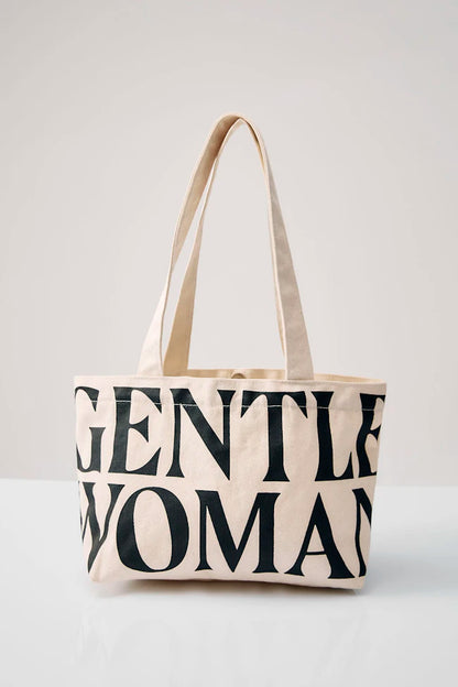 GENTTLEWOMAN Canvas Shoulder Tote Bag