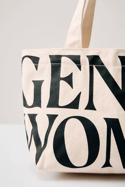 GENTTLEWOMAN Canvas Shoulder Tote Bag