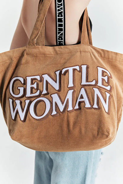 GENTTLEWOMAN Corduroy Tote Bag / Brown