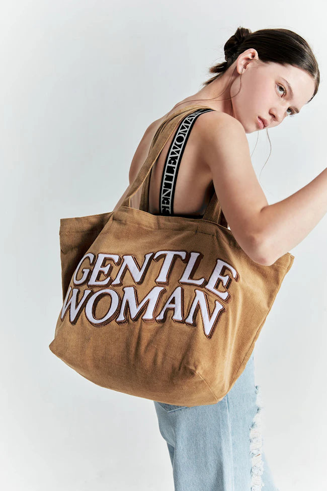 GENTTLEWOMAN Corduroy Tote Bag / Brown