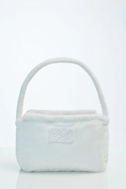 GENTLEWOMAN Fluffy Dumpling Bag / White