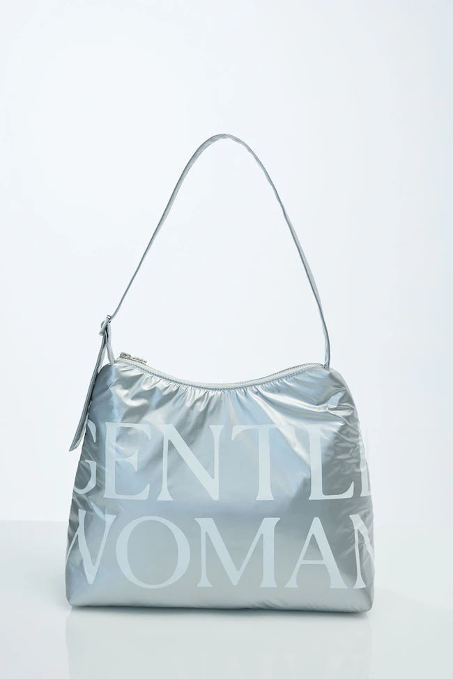 GENTLEWOMAN Buckle Hobo Bag / Silver