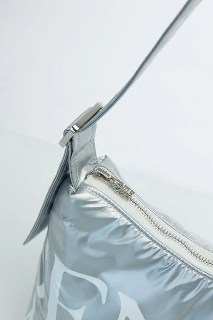 GENTLEWOMAN Buckle Hobo Bag / Silver