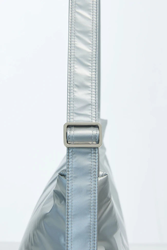 GENTLEWOMAN Buckle Hobo Bag / Silver