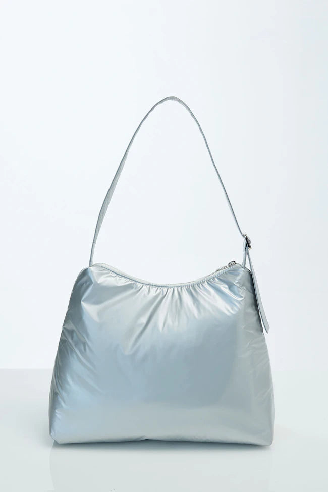 GENTLEWOMAN Buckle Hobo Bag / Silver