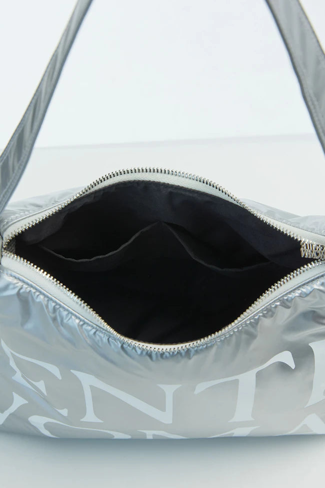 GENTLEWOMAN Buckle Hobo Bag / Silver