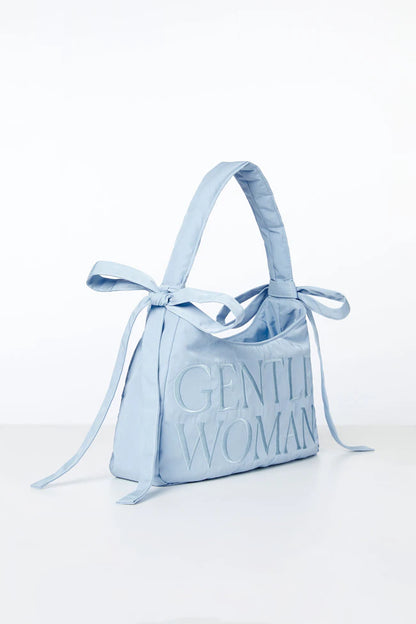 GENTLEWOMAN Ribbons Nylon Bag / Blue