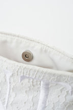 GENTLEWOMAN Lace Ballerina Bag / White