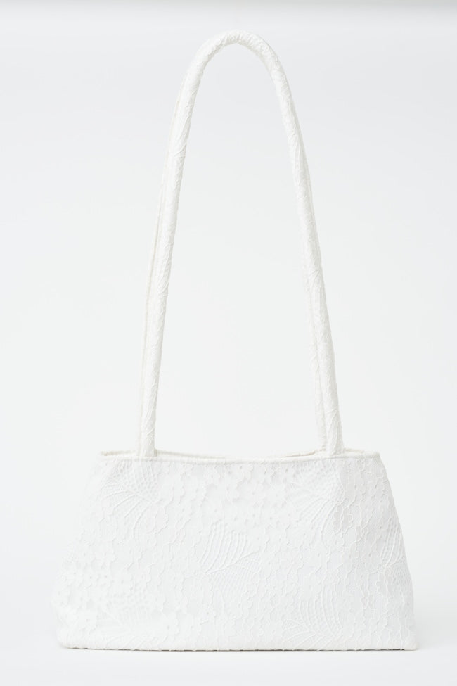 GENTLEWOMAN Lace Ballerina Bag / White