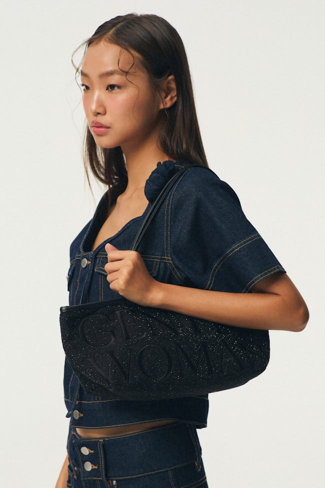 GENTLEWOMAN Sailor Twinkling Shoulder Bag : Black