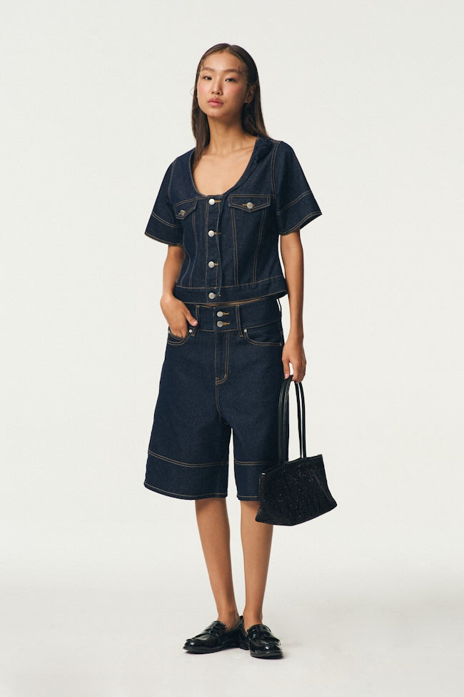 GENTLEWOMAN Sailor Twinkling Shoulder Bag : Black