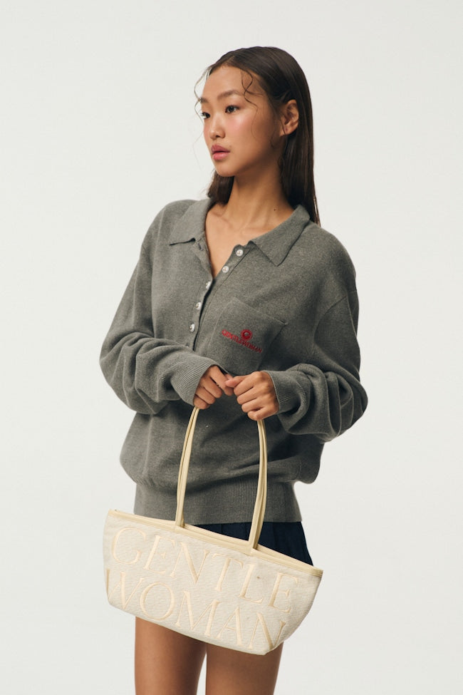 GENTLEWOMAN Sailor Twinkling Shoulder Bag : White