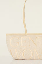 GENTLEWOMAN Sailor Twinkling Shoulder Bag : White