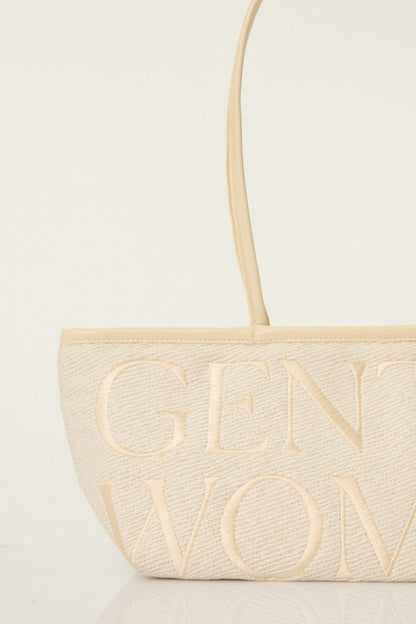 GENTLEWOMAN Sailor Twinkling Shoulder Bag : White