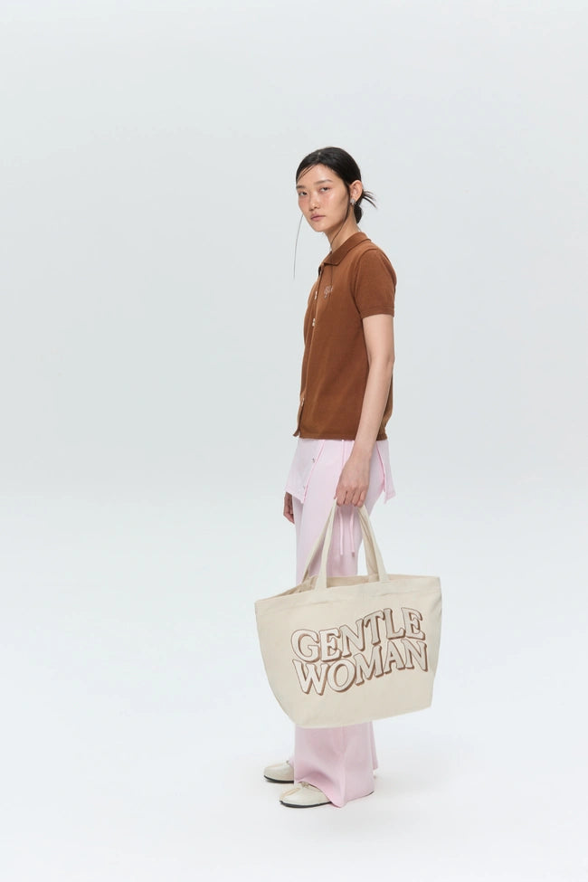 GENTLEWOMAN CORDUROY TOTE : CREAM
