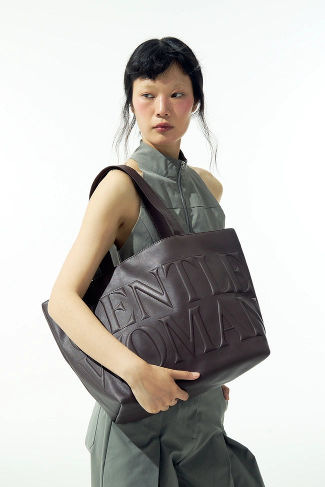 GENTLEWOMAN Daily Tote: Dark Brown