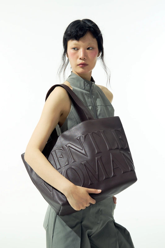 GENTLEWOMAN Daily Tote: Dark Brown