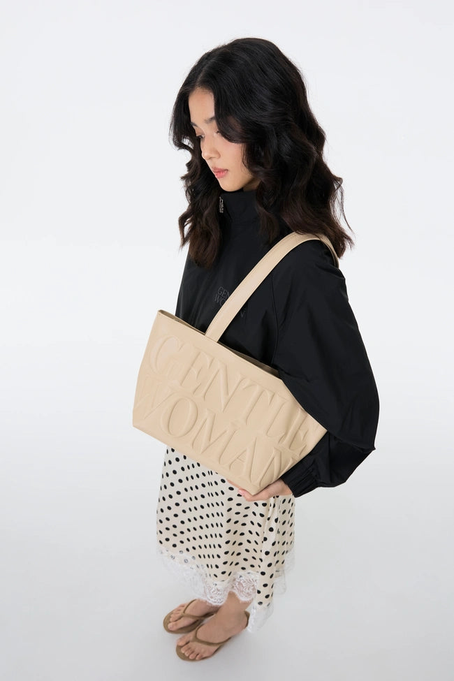 GENTLEWOMAN Daily Shoulder Bag: Cream