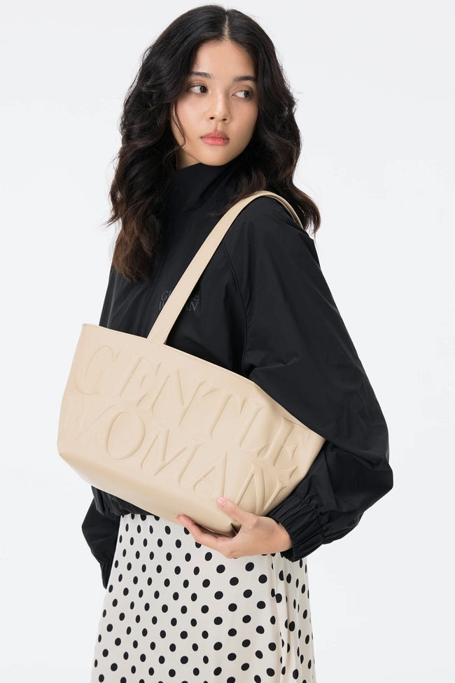 GENTLEWOMAN Daily Shoulder Bag: Cream