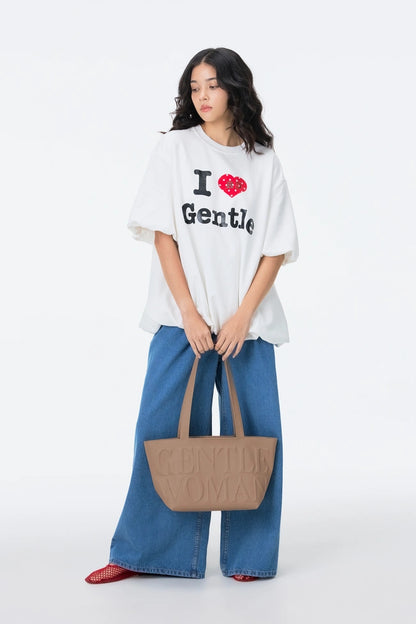 GENTLEWOMAN Daily Shoulder Bag: Brown