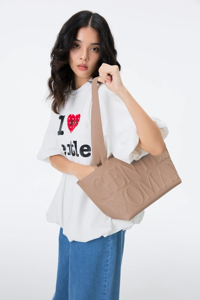 GENTLEWOMAN Daily Shoulder Bag: Brown