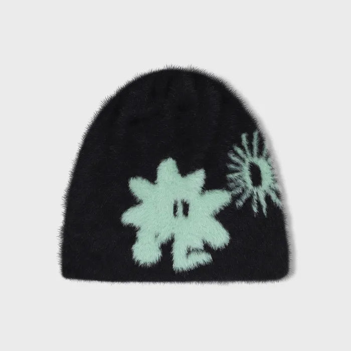 SUNLOVE Cali Shaggy Beanie Black