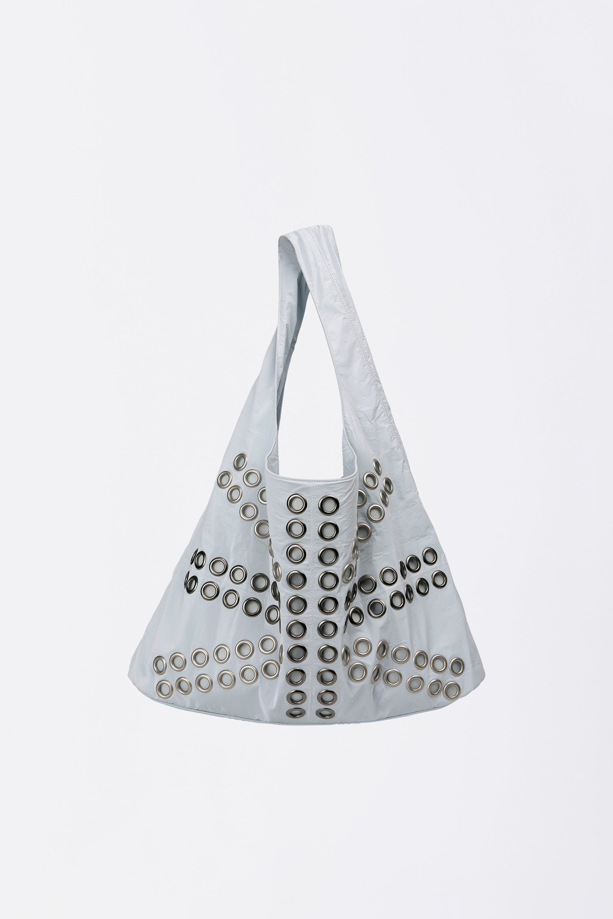 Sculptor 
Stud Metallic Hobo Bag Baby Blue