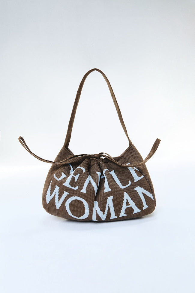 GENTLEWOMAN Dumpling Bag - Knit Coconut Bleu