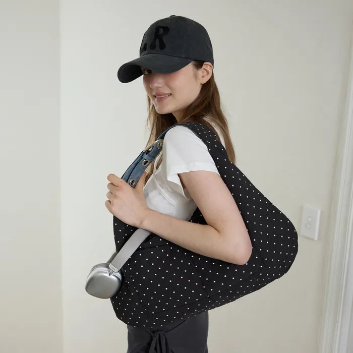 LETERIE BUCKLE REVERSIBLE SHOULDER BAG_4COLORS