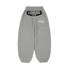 LSC Star Stud Wide Fleece Pants Grey