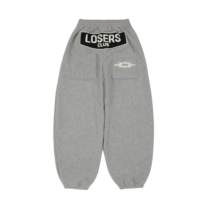 LSC Star Stud Wide Fleece Pants Grey