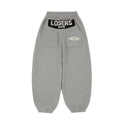 LSC Star Stud Wide Fleece Pants Grey