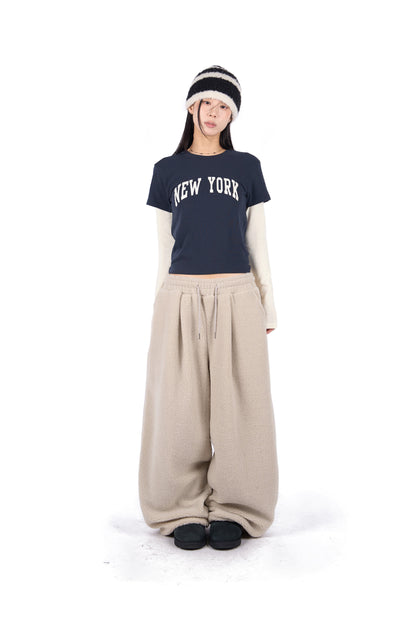 SOFT PILE PANTS - 4 COLORS